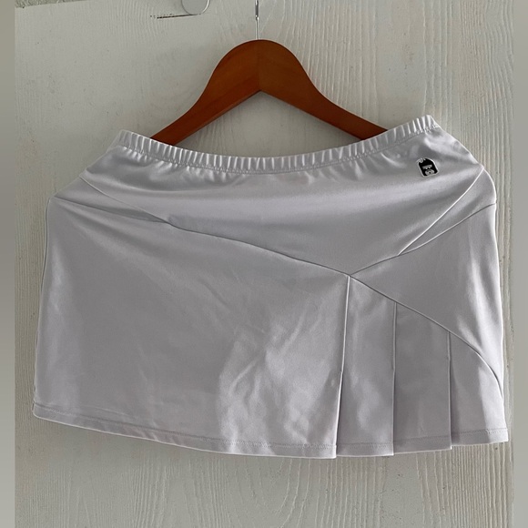 Duc Duc Dresses & Skirts - DUC Compete Women's Tennis Skirt w/ Power Tights (White)